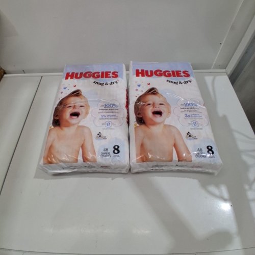 96PK HUGGIES SNUG AND DRY WITH BLOWOUT AND LEAKPROOF PROTECTION - SIZE 8 image 2