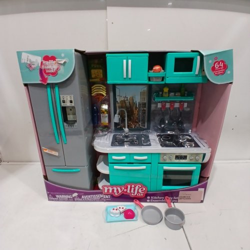 64PC MY LIFE AS KITCHEN PLAY SET - LIGHT BLUE image 2