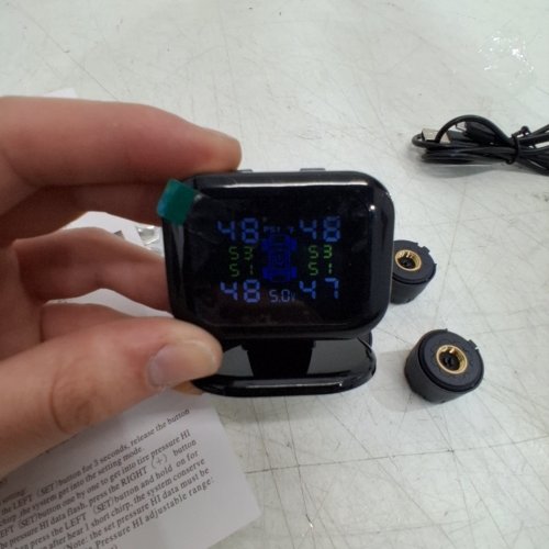 5PC X AUTOHAUX TIRE PRESSURE MONITORING SYSTEM WITH SENSORS - BLACK image 2