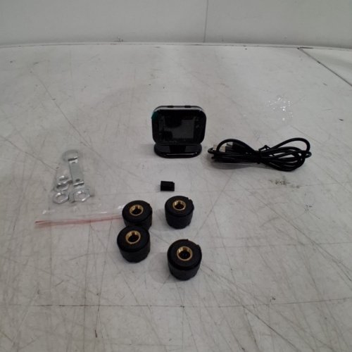 5PC X AUTOHAUX TIRE PRESSURE MONITORING SYSTEM WITH SENSORS - BLACK image 3
