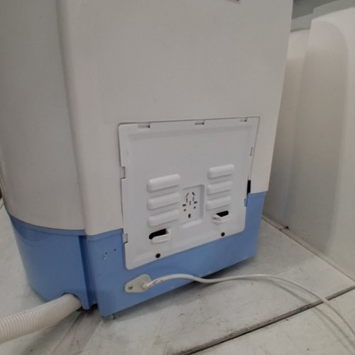 PYLE PURE CLEAN MINI TOP LOAD PORTABLE WASHER & SPIN DRYER - 7.7LBS CAPACITY / 110V - WHITE/BLUE (MODEL: PUCWM22) image 6