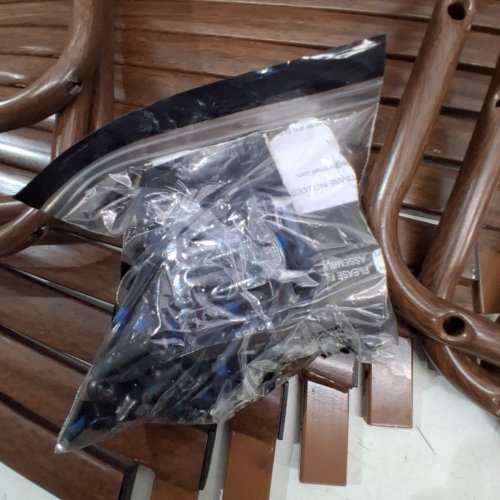 3PK COLAMY MID CENTURN MODERN PU LEATHER BAR STOOL - 17.5" X 21" X 36.4" - BLACK/BROWN (MODEL: BSM02) image 5