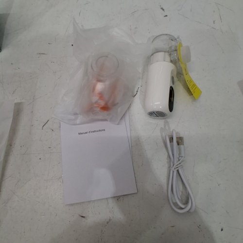 PIEZOELECTRIC MESH RECHARGEABLE 3-SPEED NEBULIZER - CREAM (MODEL: KS015) image 3
