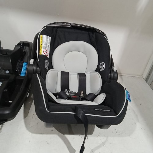 GRACO SNUGRIDE 35 LITE LX INFANT CAR SEAT - MAX WEIGHT 34LBS - BLACK/GREY (MODEL: 2119658) image 5