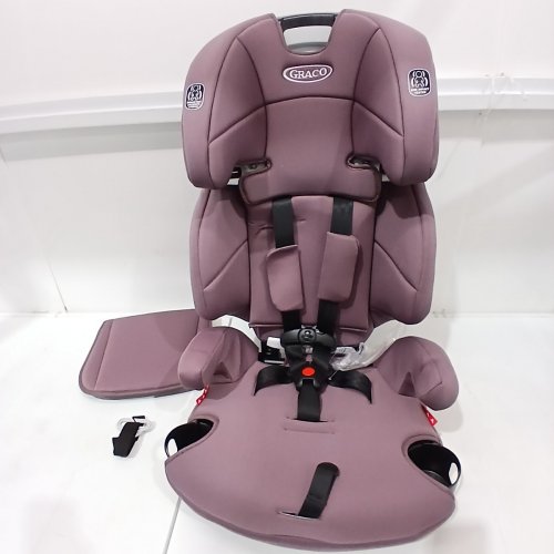 GRACO TRANZITIONS 3-IN-1 LIGHTWEIGHT ADJUSTABLE HEIGHT HARNESS BOOSTER CAR SEAT WITH CUP HOLDERS - 100LBS MAX - PURPLE (MODEL: 2217080) image 4