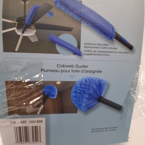 4PC ALLSPACE MULTI-PURPOSE HOME CLEANING KIT - 12FT MAX - BLUE/SILVER (MODEL: 2001859) image 4