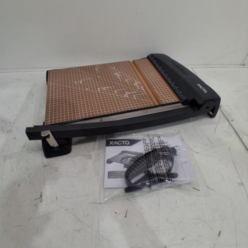 X-ACTO HEAVY-DUTY PAPER TRIMMER - 15" CUTTING LENGTH - BLACK/WOOD (MODEL: EPI26315) image 2