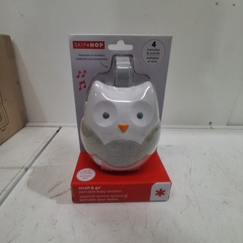 SKIP HOP STROLL & GO PORTABLE BABY SOOTHER AND SOUND MACHINE, OWL image 4