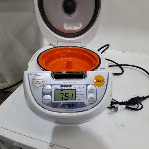 TIGER JBV-S10U MICOM RICE COOKER - 5.5 CUP - WHITE (MODEL: JBV-S10U) image 2