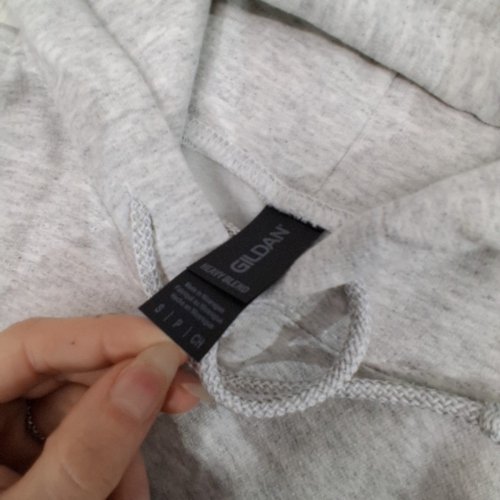 UNISEX GILDAN STAR 'APHI' HOODIE - SMALL - GREY image 3