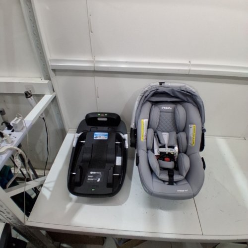 EVENFLO REVOLVE180 LITEMAX NXT BLUETOOTH INFANT CARSEAT WITH BASE AND SENSORYSOOTHE - MAX WEIGHT 22LBS - QUARTZ/GREY (MODEL: CS160412545C) image 3