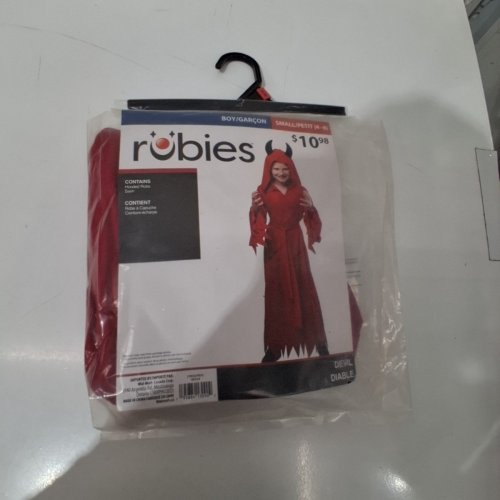 2PC RUBIES KIDS DEVIL COSTUME - SMALL (4-6) - RED (STYLE: DEVIL) image 2