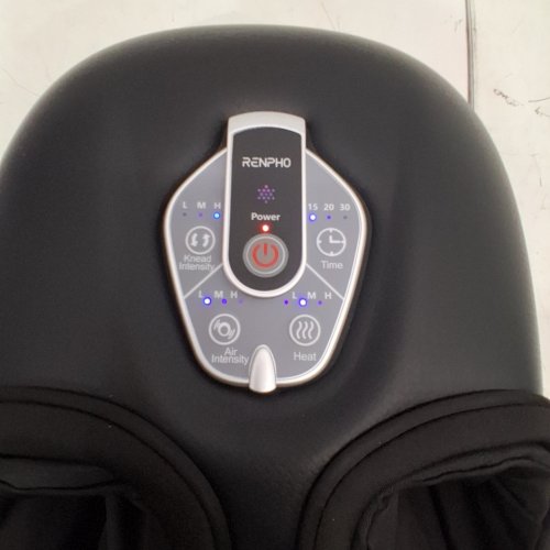RENPHO FOOT MASSAGER WITH AIR COMPRESSION AND 3 HEATING LEVELS - BLACK - (MODEL: R-D003R) image 2