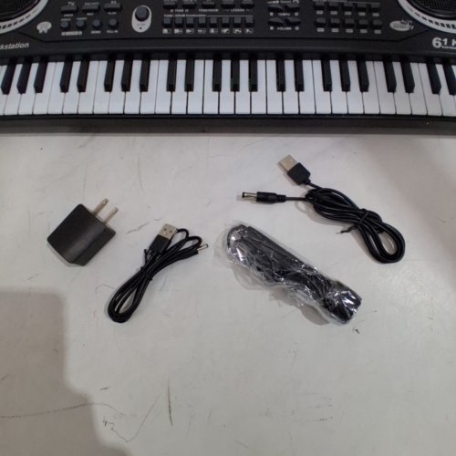 SEMART ELECTRIC DIGITAL PIANO KEYBOARD- 6.5" X 21"- BLACK (MODEL: MQ-6106) image 5