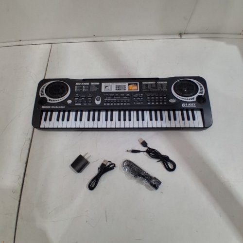 SEMART ELECTRIC DIGITAL PIANO KEYBOARD- 6.5" X 21"- BLACK (MODEL: MQ-6106) image 6