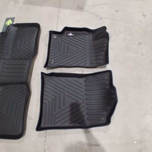 3PC ALL WEATHER FLOOR MATS FOR 2007-2011 TOYOTA CAMRY - BLACK image 4
