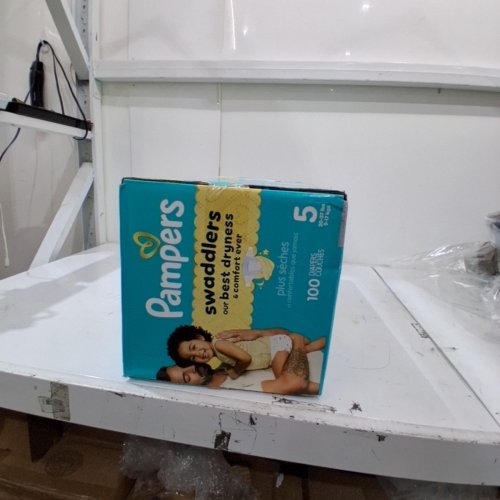 100PK PAMPERS SWADDLERS DIAPERS - SIZE 5 / 27-37 LBS image 2