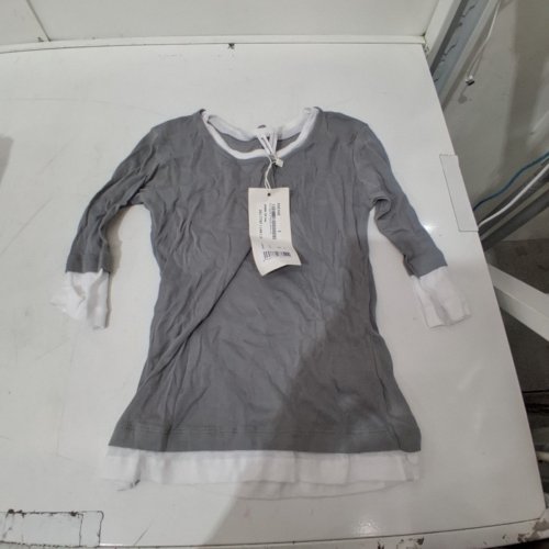 GIRL'S S.SENSE LONG SLEEVE TOP - SMALL - GRAY (STYLE: GEMMA) image 2