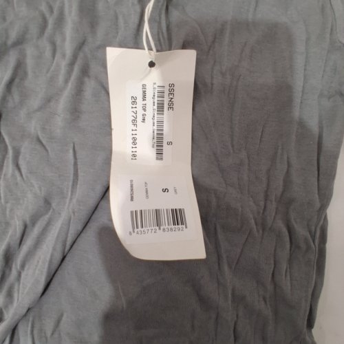 GIRL'S S.SENSE LONG SLEEVE TOP - SMALL - GRAY (STYLE: GEMMA) image 3