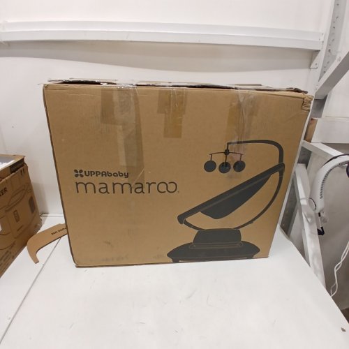 UPPABABY MAMAROO SMART SWING - 5 MOTIONS, 5 SPEEDS, 4 SOUNDS WITH MOTION SYNC TECHNOLOGY AND BLUETOOTH - 36" - CAMILA/GREEN (MODEL: 2001-MRO-NA-CAM) image 5