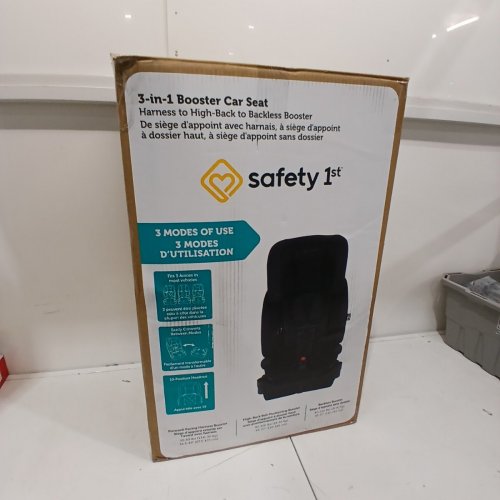 SAFETY 1ST 3-IN-1 HARNESS BOOSTER CAR SEAT - 100LB MAX - BLACK (MODEL: 22276CHHR) image 5