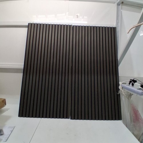 4PK TONOR WOOD ACOUSTIC WALL PANELS - 2FT X 4FT - BLACK image 2