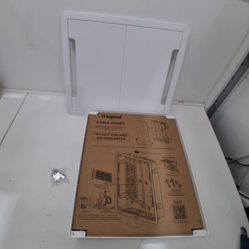 LEGRAND ONQ DUAL PURPOSE IN-WALL MEDIA CABLE MANAGEMENT ENCLOSURE - 17" - WHITE (MODEL: ENP1700-NA) image 2