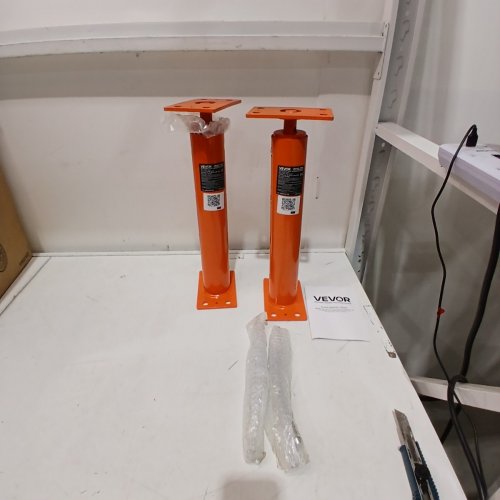 VEVOR HOUSE FLOOR JACK - 18000LB CAP - 19"-36" - ORANGE/BLACK (MODEL: 204A-0080-00-00) image 2