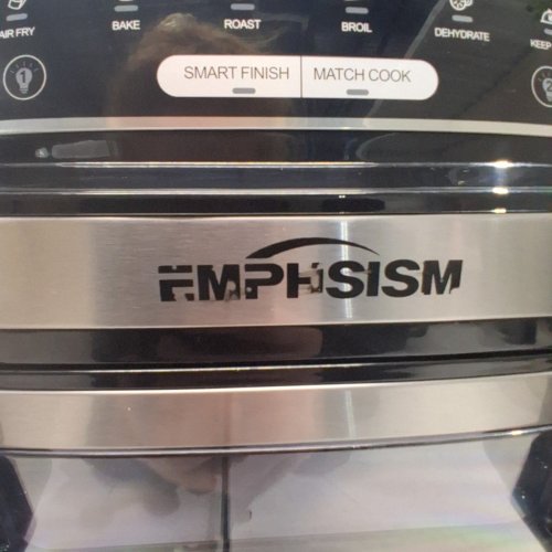 EMPHASISM DUAL BASKET DIGITAL AIR FRYER - 12 QT CAPACITY - BLACK/STAINLESS STEEL (MODEL: KDF-5512DBW) image 8