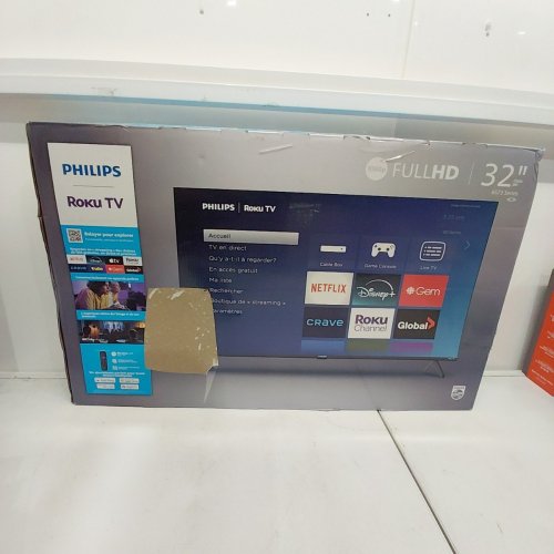 PHILIPS ROKU TV 32" FHD 1080P LED-LCD SMART TV - (MODEL: 32PFL6573/F6) image 4
