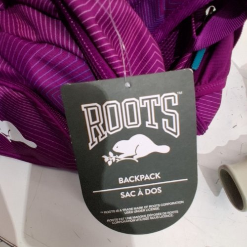 ROOTS LIGHTWEIGHT BACKPACK WITH 15.6 LAPTOP COMPARTMENT - 38 LITERS - PINK/PURPLE (STYLE: 1896125) image 6