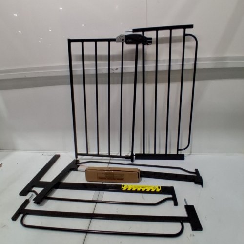 REGALO EASY STEP EXTRA WIDE SAFETY GATE - 29 - 49" X 30" - BLACK (MODEL: 1164 EB DS) image 2