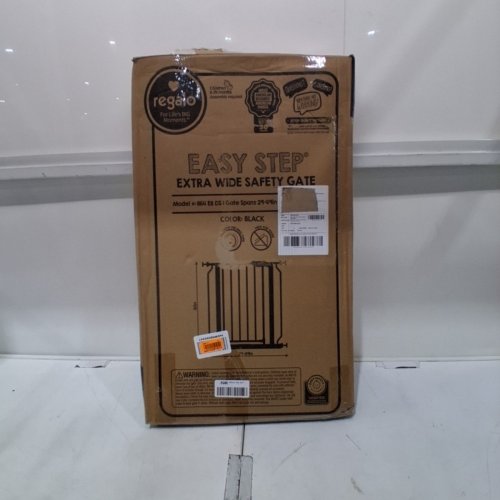 REGALO EASY STEP EXTRA WIDE SAFETY GATE - 29 - 49" X 30" - BLACK (MODEL: 1164 EB DS) image 4