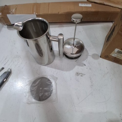 KICHLY STAINLESS STEEL FRENCH COFFEE PRESS - 32 OUNCE (MODEL: UK0167) image 2