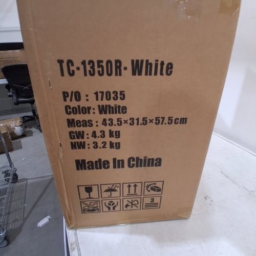 BESTOFFICE AUTOMATIC TOUCH FREE KITCHEN TRASH/GARBAGE CAN - 13 GALLONS - WHITE (MODEL: TC-1350R-WHITE) image 3