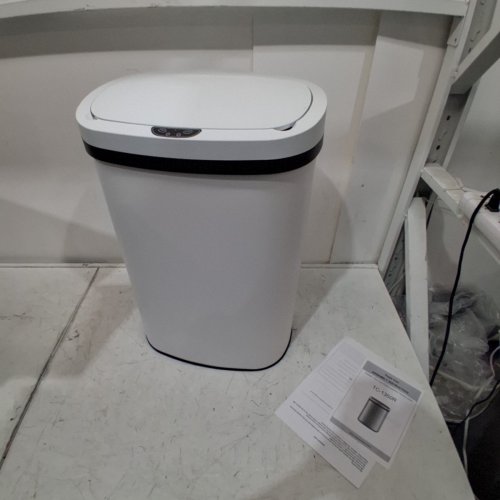 BESTOFFICE AUTOMATIC TOUCH FREE KITCHEN TRASH/GARBAGE CAN - 13 GALLONS - WHITE (MODEL: TC-1350R-WHITE) image 4