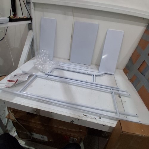 2-TIER METAL OVER-THE-TOILET SHELF - WHITE image 3