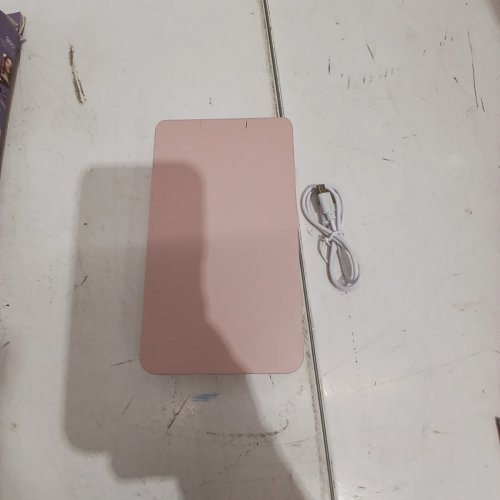 LED PORTABLE COSMETIC MIRROR - PINK image 2