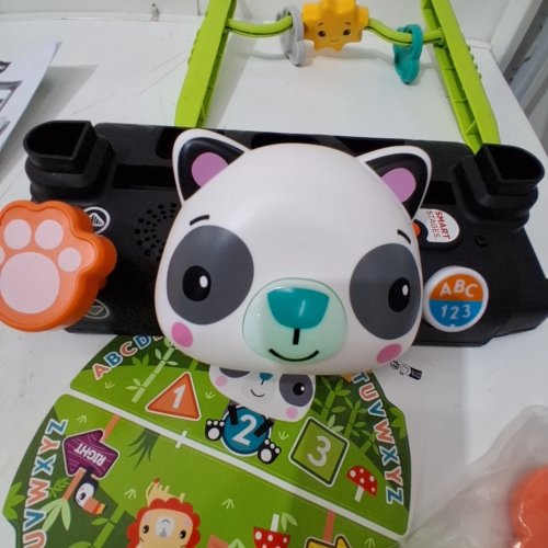 FISHER-PRICE 2-SIDED STEADY SPEED PANDA WALKER INTERACTIVE BABY TOY WITH LIGHT, 100+ SONGS, SOUNDS & PHRASES - MULTICOLOUR (MODEL: ‎HGM26) image 2