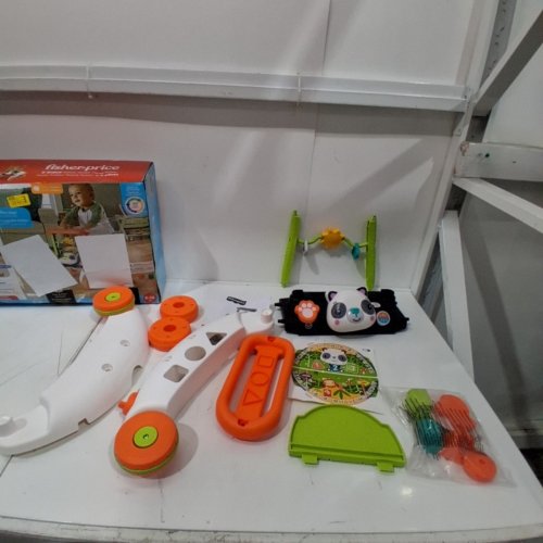 FISHER-PRICE 2-SIDED STEADY SPEED PANDA WALKER INTERACTIVE BABY TOY WITH LIGHT, 100+ SONGS, SOUNDS & PHRASES - MULTICOLOUR (MODEL: ‎HGM26) image 3