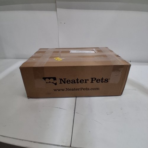 NEATER PETS NEATER FEEDER CAT DOG FOOD AND WATER BOWL HOLDER - LARGE - GUN METAL GREY image 5