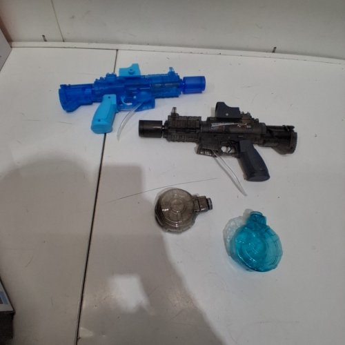 2PK ELECTRIC GEL BLASTER GUN SET - BLUE/BLACK (MODEL: M416) image 3