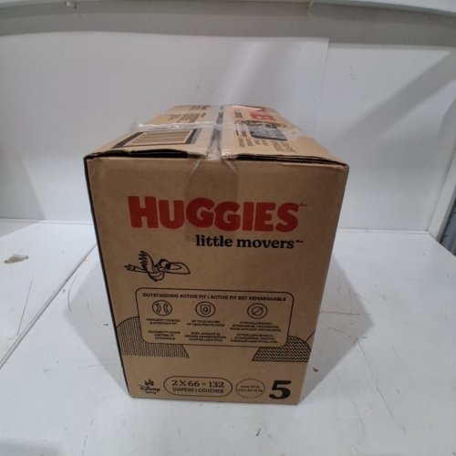 132PK HUGGIES® LITTLE MOVERS DIAPERS - SIZE 5 - LION KING image 2