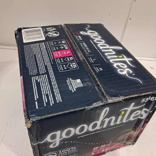 34PK GIRL'S GOODNITES NIGHTTIME BEDWETTING UNDERWEAR - LARGE (68-95 LB) image 2