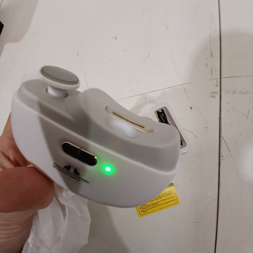 MULTIFUNCTIONAL ELECTRIC NAIL MACHINE, 2-IN-1 NAIL TRIMMER AND FILE WITH LED LIGHT - FOR ALL AGES - WHITE (MODEL: CH-705) image 2