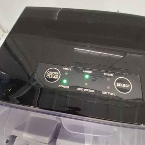 SWEETCRISPY COUNTERTOP ICE MAKER - 26LB - BLACK (MODEL: ZBJ-PP10A-BK) image 2