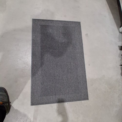 TRIBECA INDOOR/OUTDOOR MAT - 30" X 47" - GREY/BLACK (MODEL: 1890009) image 2