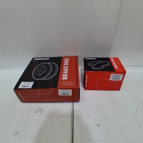 A-PREMIUM 10.43" REAR SOLID DISC BRAKE ROTORS AND CERAMIC PADS KIT - COMPATIBLE WITH SELECT MAZDA MODELS 2005-2013 (MODEL: BRS313651/BPD10950) image 4