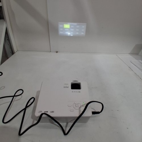 DR.J PORTABLE 1080P WIFI MOVIE PROJECTOR FOR UP TO 170" SCREEN - WHITE (MODEL: PT-06) image 2