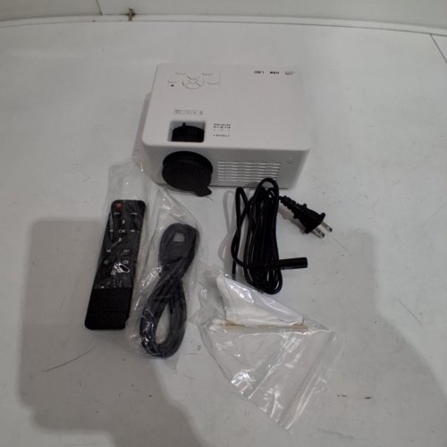 DR.J PORTABLE 1080P WIFI MOVIE PROJECTOR FOR UP TO 170" SCREEN - WHITE (MODEL: PT-06) image 3